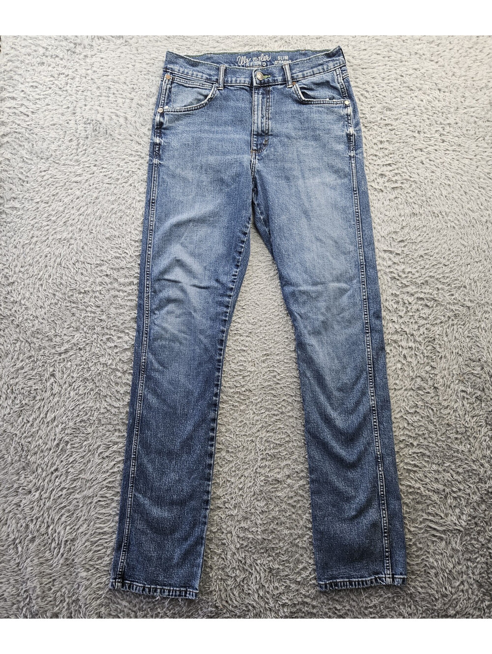 Wrangler Retro Jeans Slim Boot Men 33x38 Stretch